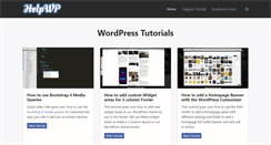 Desktop Screenshot of helpwp.com