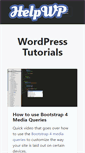 Mobile Screenshot of helpwp.com